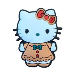 Gingerbread Hello Kitty Croc Charm